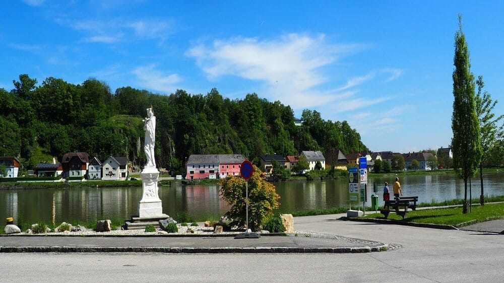 Berges du Danube à Aschach an der Donau - Autriche